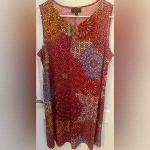 MSK A-Line Dress, XL, Sleeveless